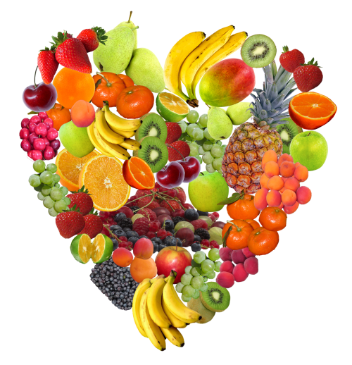 Download PNG image - Vector Heart Fruit Transparent Background 