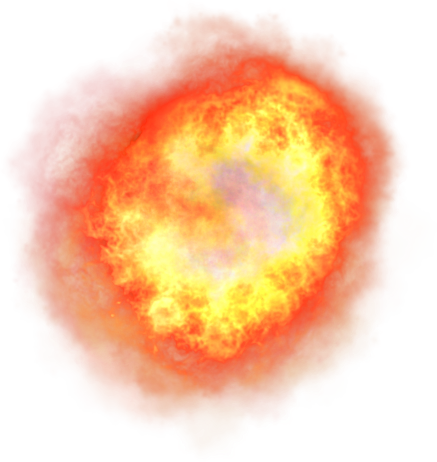 Download PNG image - Burning Fireball PNG 