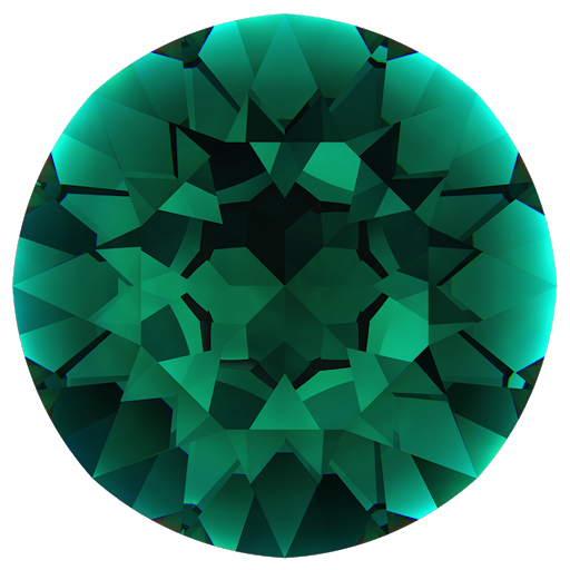 Download PNG image - Round Emerald Stone PNG Pic 