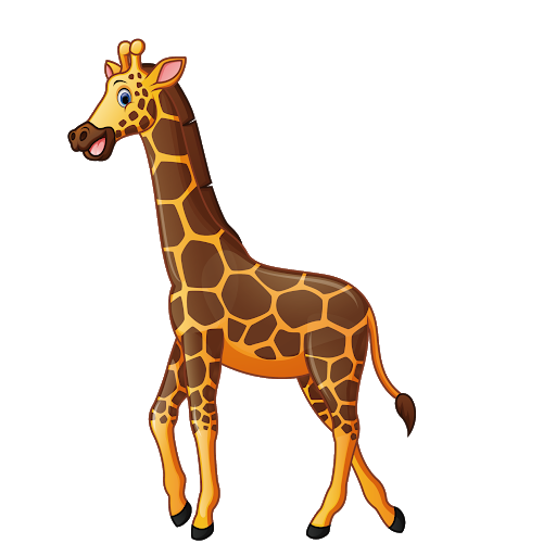 Download PNG image - Vector Giraffe PNG HD 