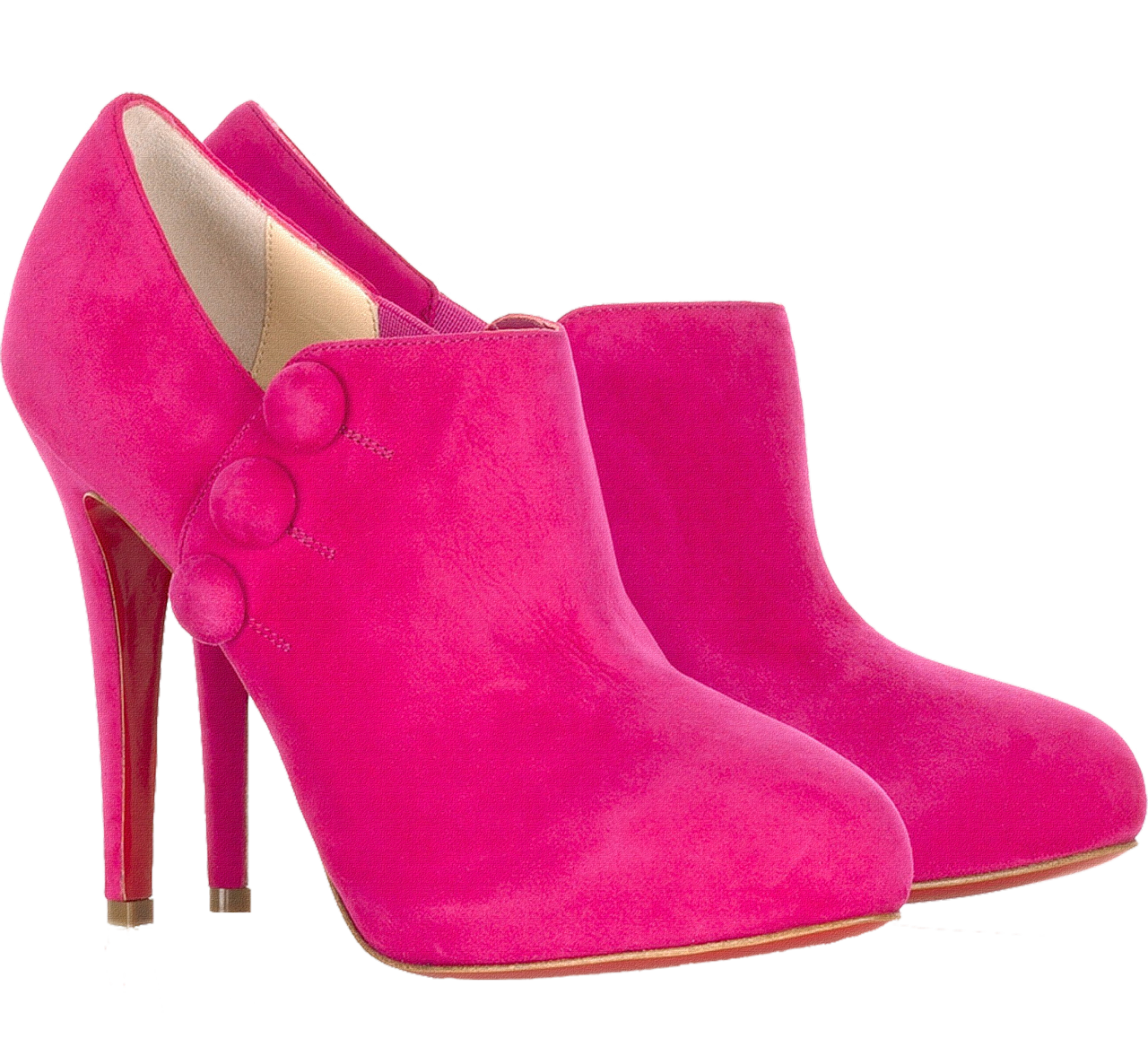 Download PNG image - Pink High Heels Shoe Transparent Background 