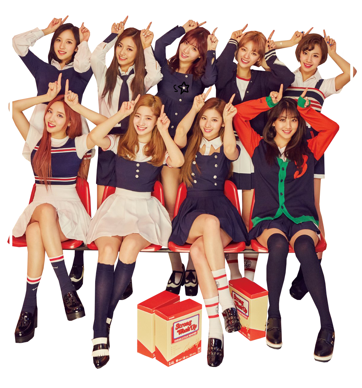 Download PNG image - TWICE Group PNG Image 