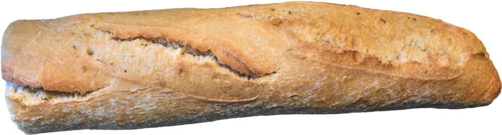 Download PNG image - Whole Wheat Baguette Bread Transparent PNG 
