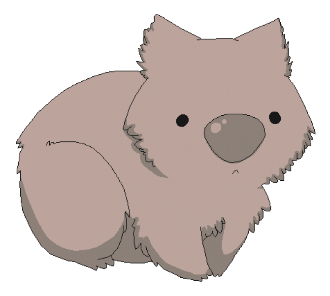 Download PNG image - Wombat PNG Clipart 