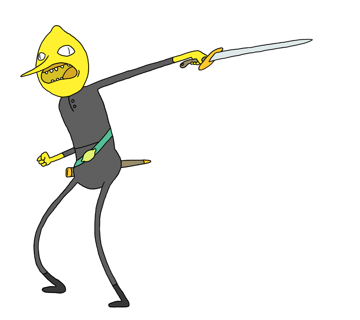 Download PNG image - Adventure Time Lemongrab PNG Transparent 