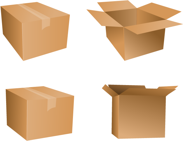 Download PNG image - Cardboard Box PNG Image 