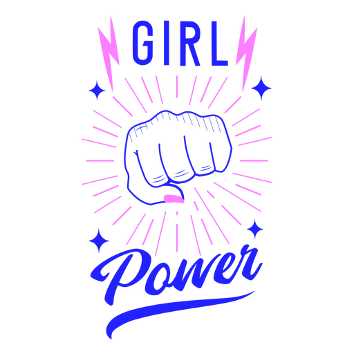 Download PNG image - Girl Power Vector PNG Photo 