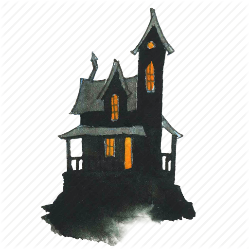 Download PNG image - Halloween House PNG Pic 