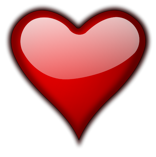 Download PNG image - Love Artwork Heart PNG Background Image 