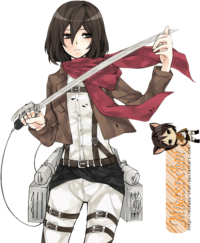 Download PNG image - Mikasa PNG File 