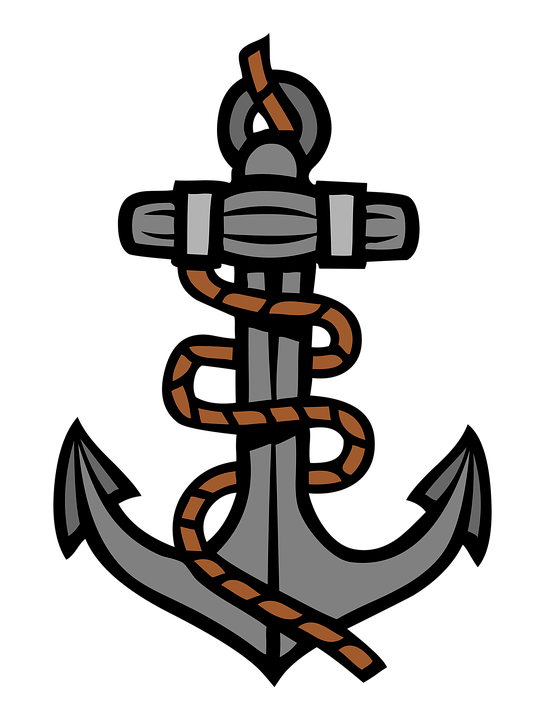 Download PNG image - Nautical Anchor PNG Picture 