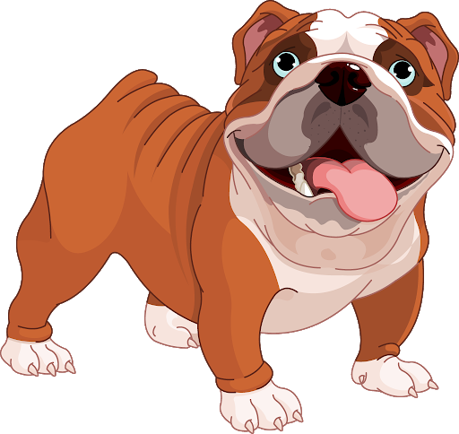 Download PNG image - Standing Bulldog Transparent PNG 