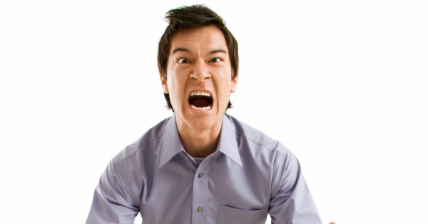 Download PNG image - Angry Man Transparent PNG 