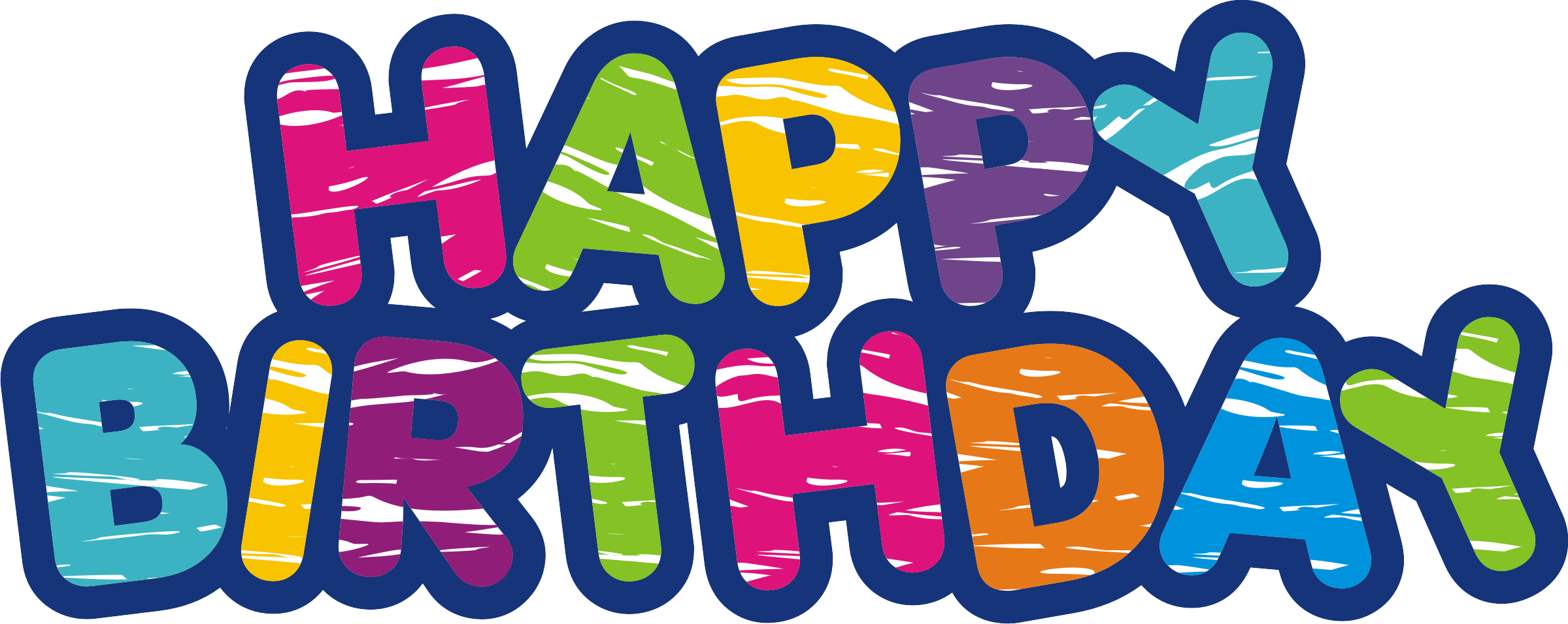 Download PNG image - Birthday Text Drawing PNG 