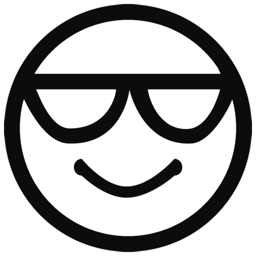 Download PNG image - Black Outline Emoji Transparent PNG 
