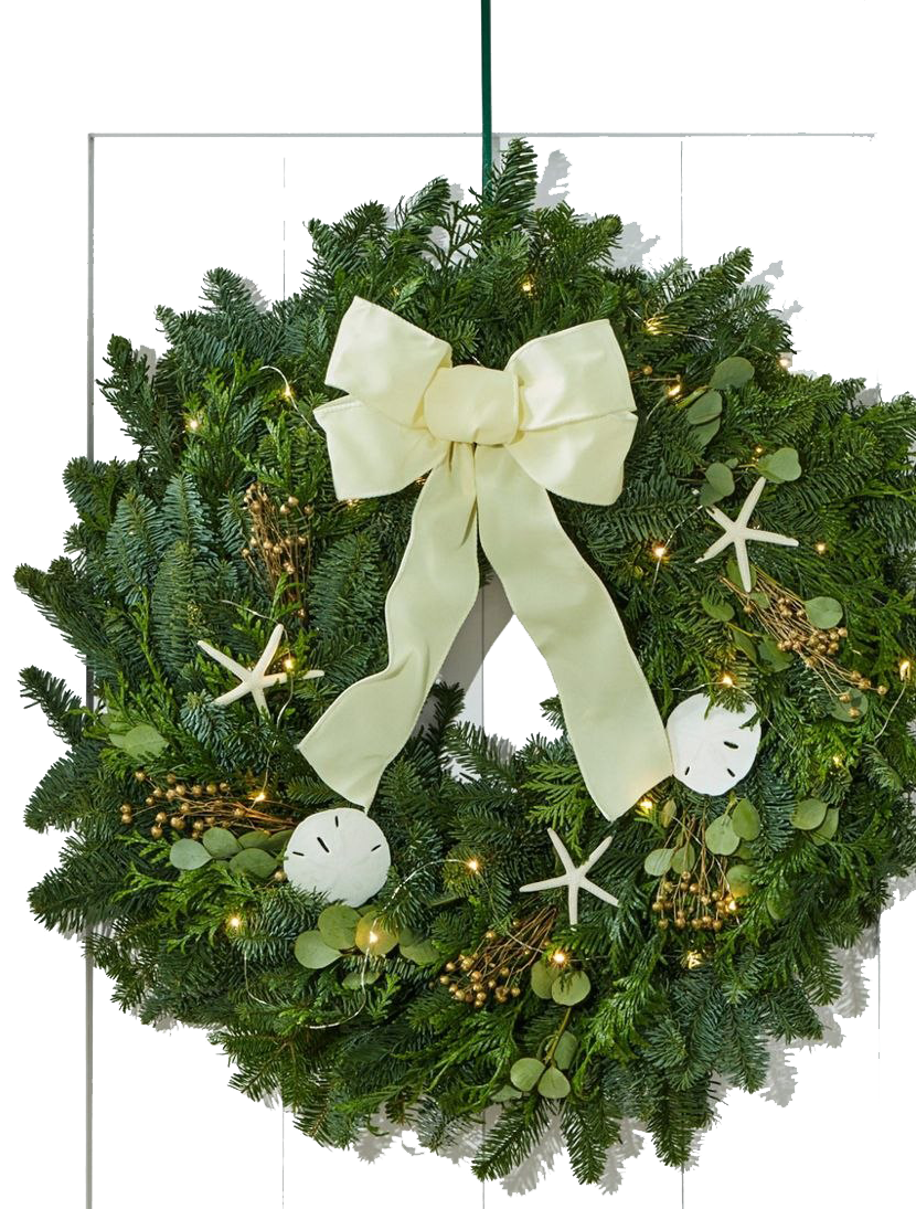 Download PNG image - Christmas Wreath PNG Pic 