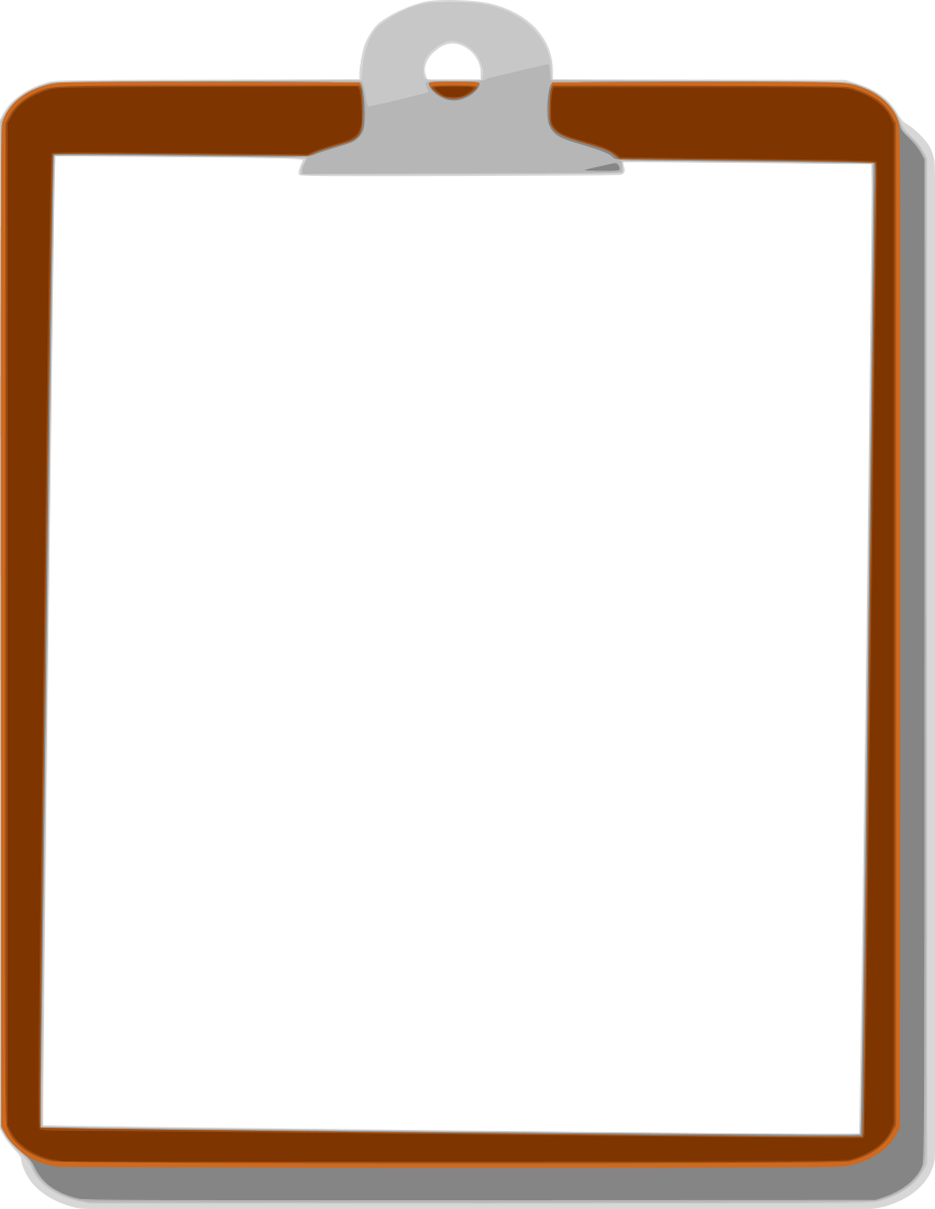 Download PNG image - Clipboard Clipart PNG Photos 
