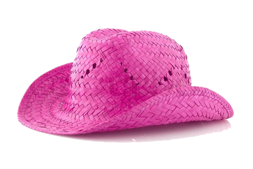 Download PNG image - Cowboy Pink Hat Transparent PNG 