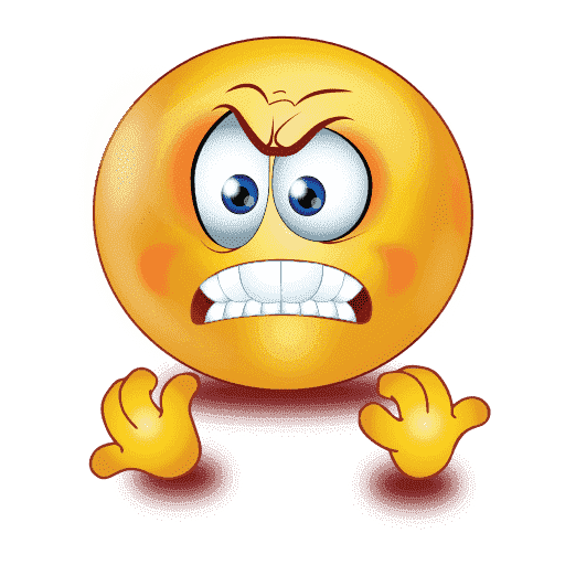 Download PNG image - Gradient Angry Emoji Background PNG 