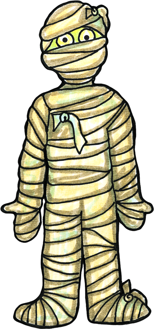 Download PNG image - Horror Mummy PNG File 