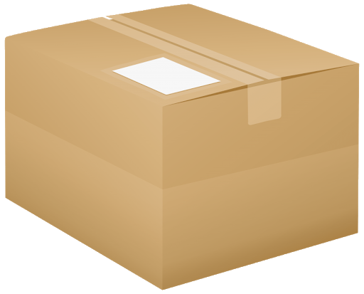 Download PNG image - Packed Cardboard Box PNG Transparent Image 