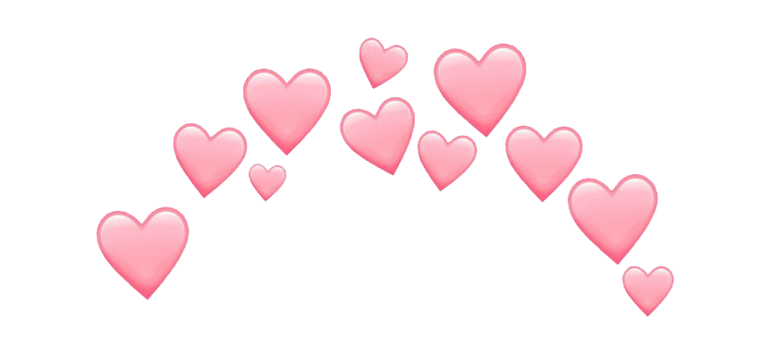 Download PNG image - Pink Heart Emoji PNG HD 