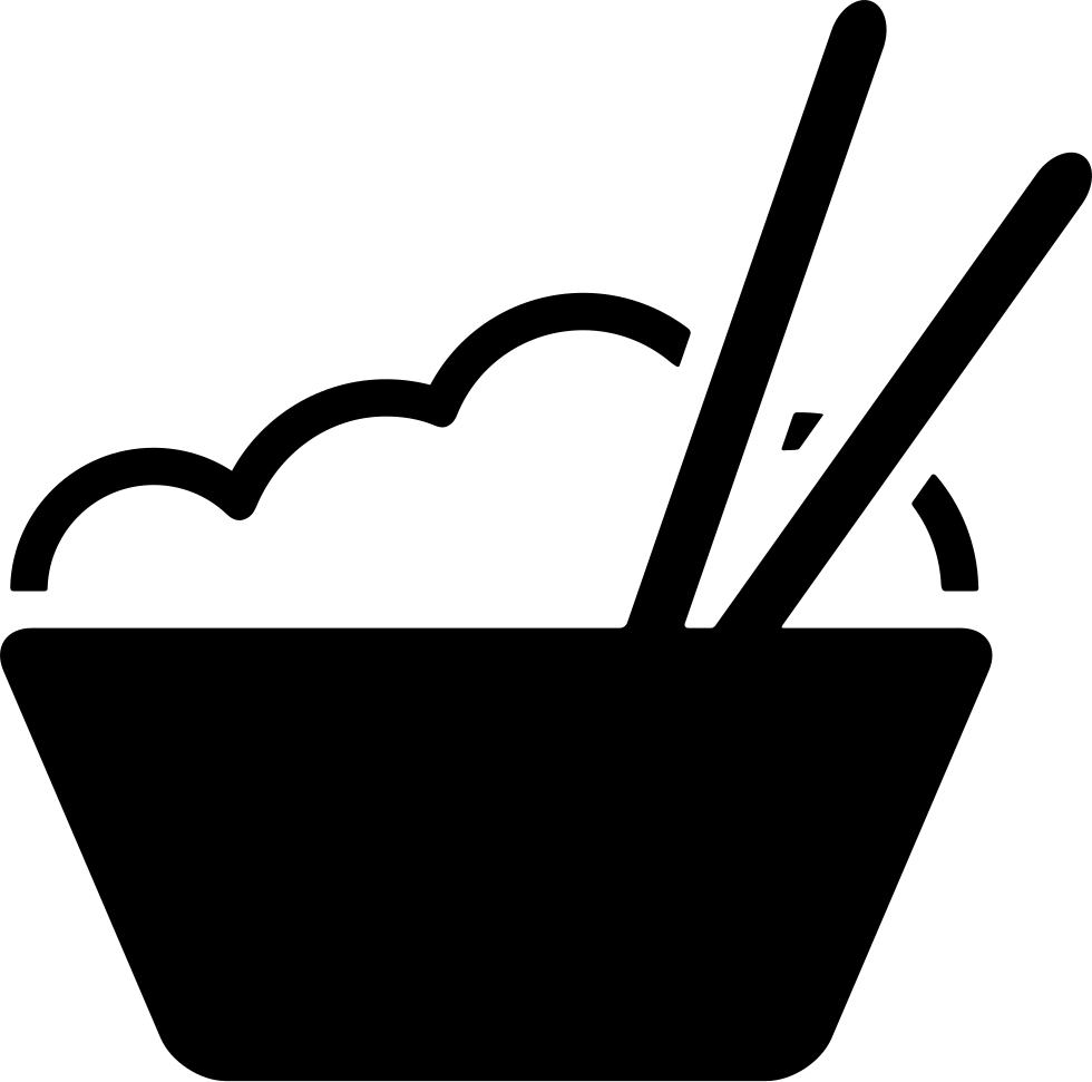 Download PNG image - Silhouette Chopsticks PNG Pic 