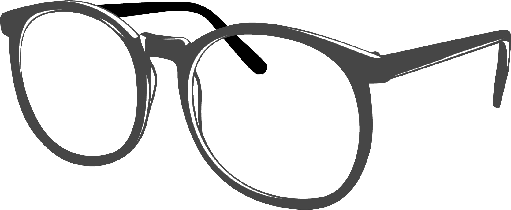 Download PNG image - Vector Eyeglass PNG Transparent Picture 