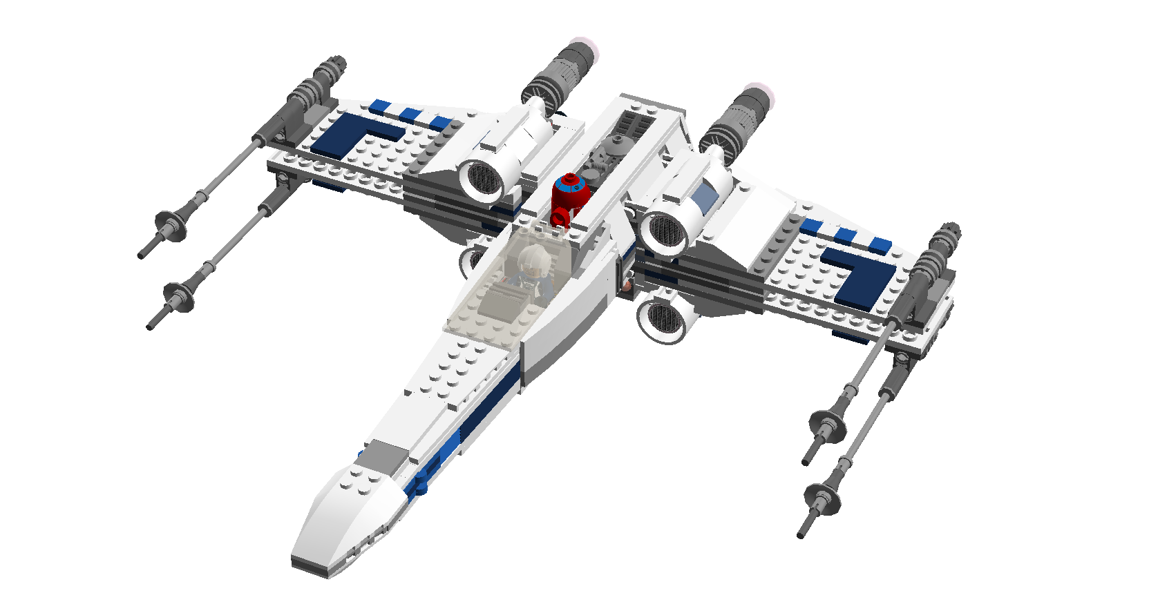 Download PNG image - X-Wing Starfighter PNG Photo 