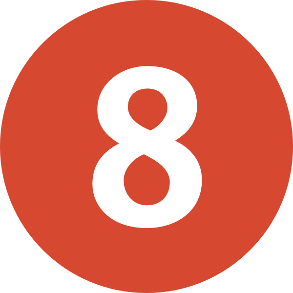 8 Number PNG Clipart