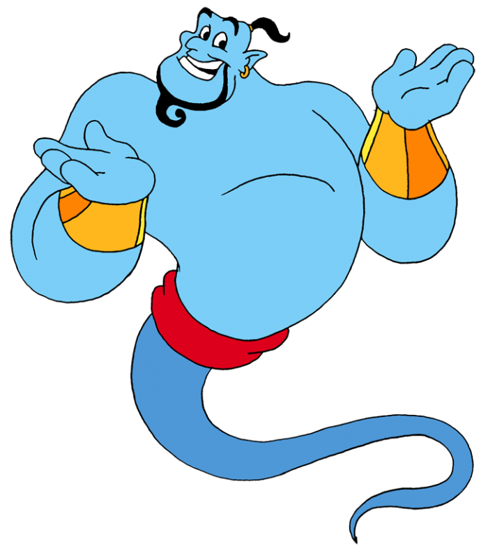 Download PNG image - Aladdin Genie PNG Pic 