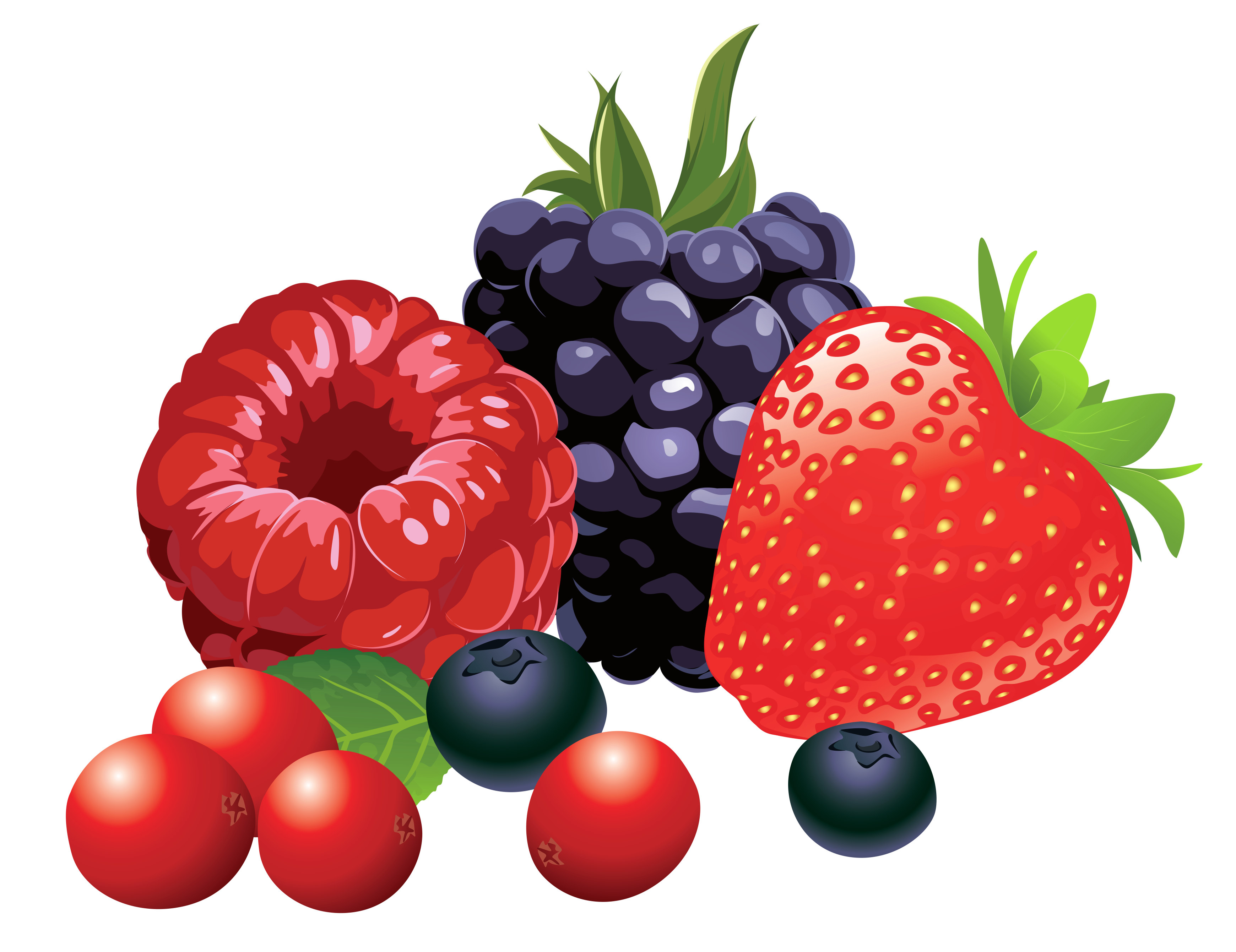 Download PNG image - Berry Mix Clipart PNG 