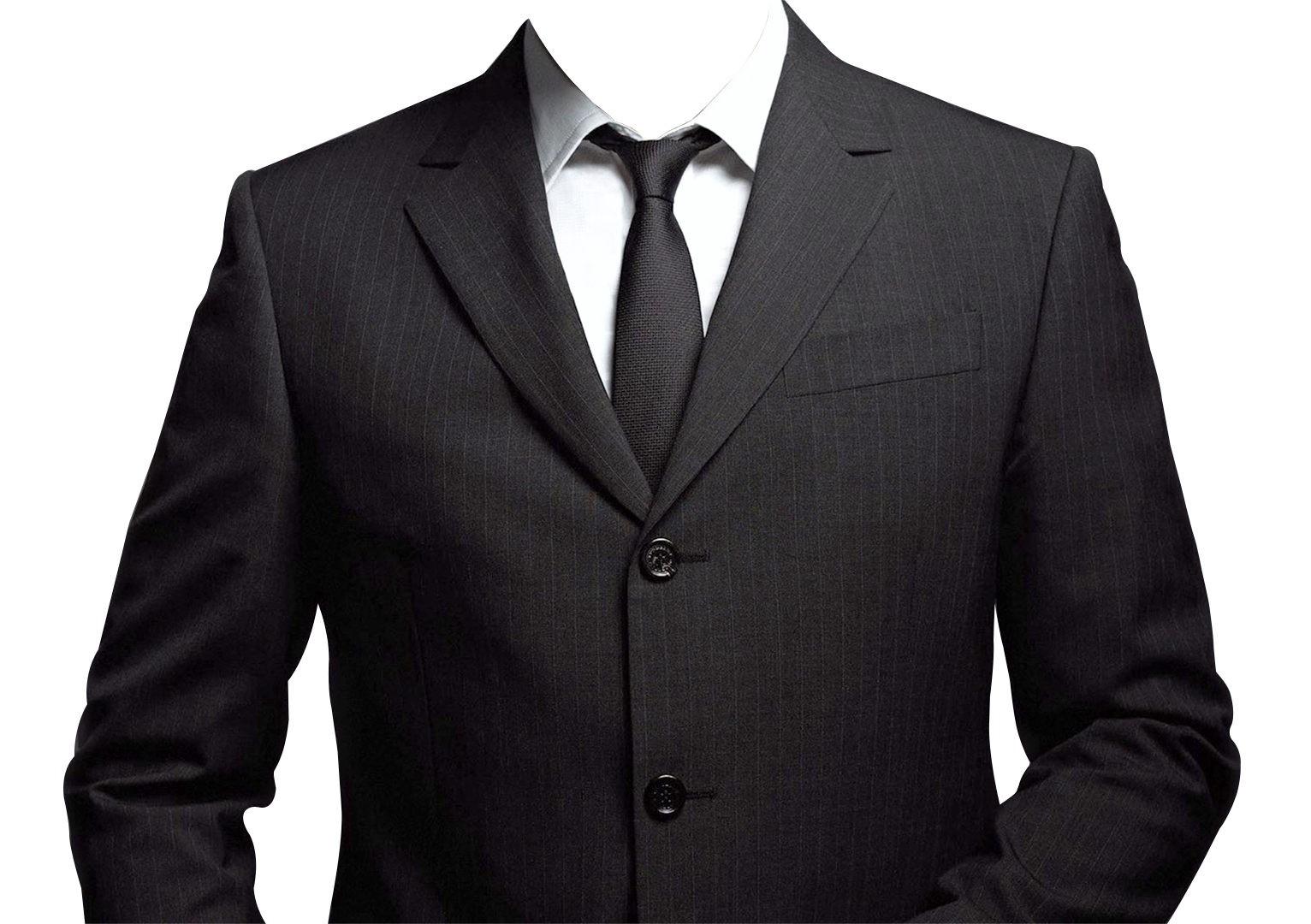 Download PNG image - Black Blazer Suit PNG 