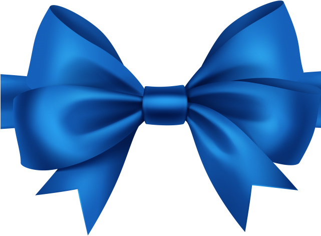 Download PNG image - Blue Bow PNG 