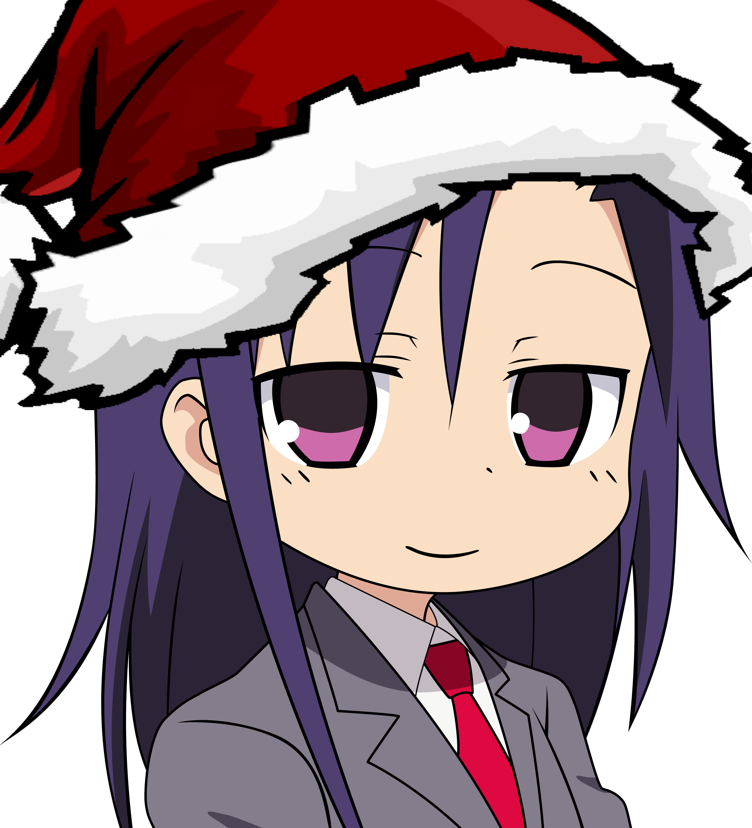 Download PNG image - Christmas Anime PNG Pic 