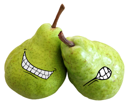 Download PNG image - Organic Green Pears Transparent Background 