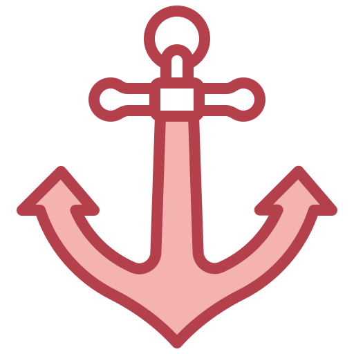Download PNG image - Red Anchor PNG File 