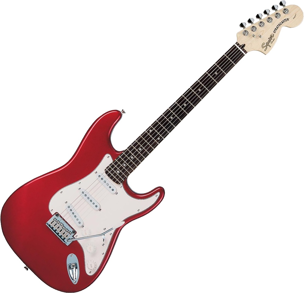 Download PNG image - Red Electric Guitar PNG Transparent Picture 