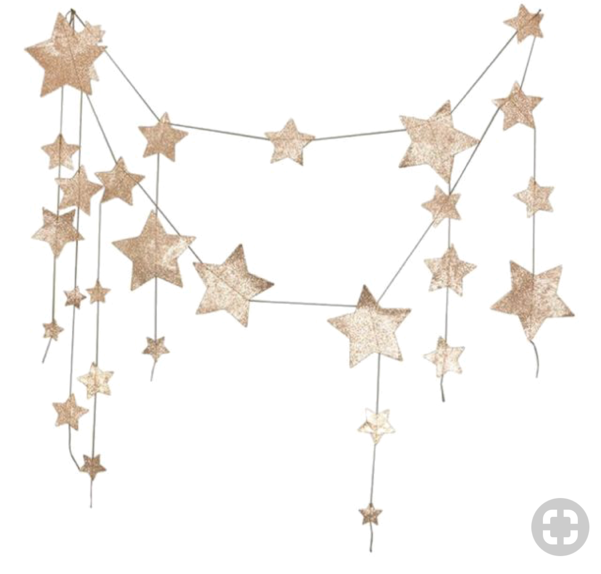 Download PNG image - Star Garland PNG Clipart 