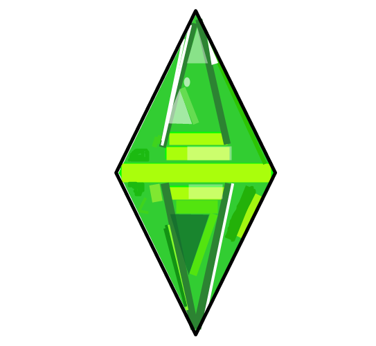Download PNG image - The Sims Diamond PNG Clipart 