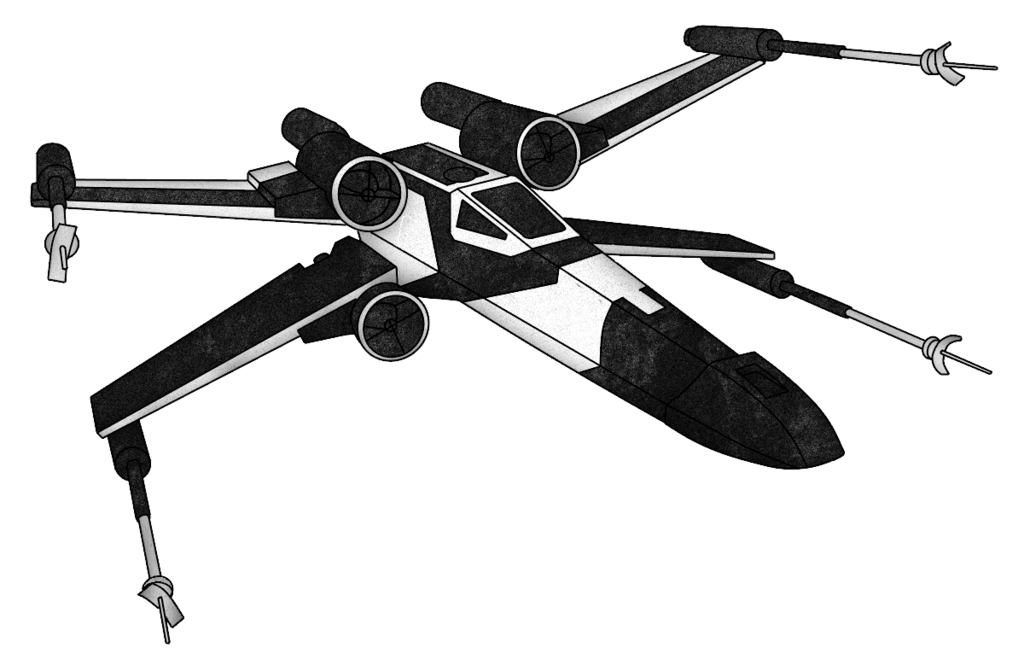 Download PNG image - X-Wing Starfighter PNG Picture 