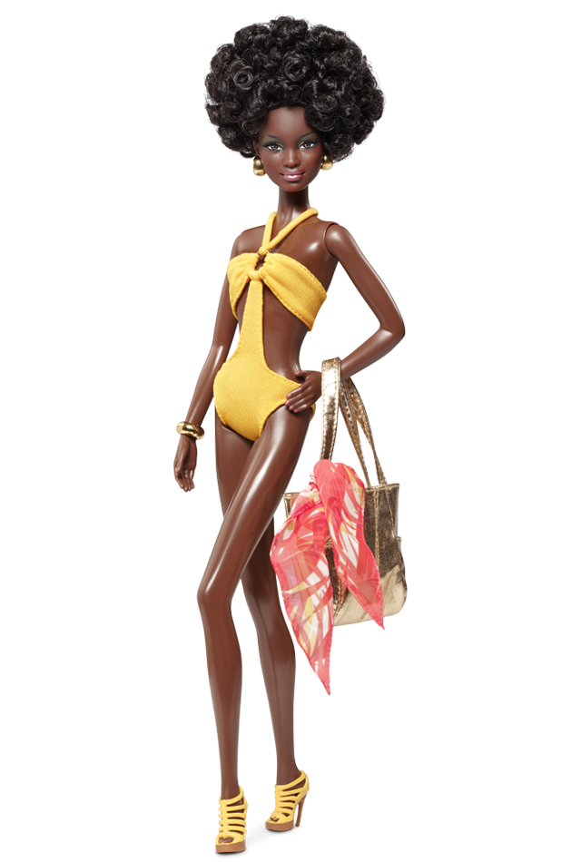 Download PNG image - Black Barbie Doll Princess PNG 