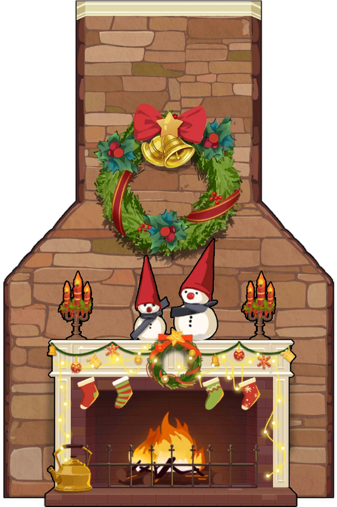 Download PNG image - Christmas Fireplace PNG HD 