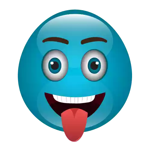 Download PNG image - Cute Blue Emoji PNG Photos 