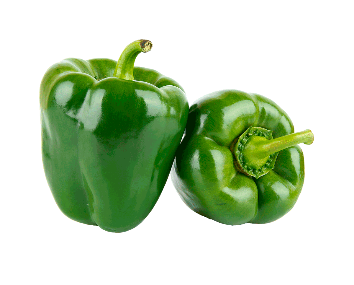 Download PNG image - Fresh Green Bell Pepper Transparent PNG 