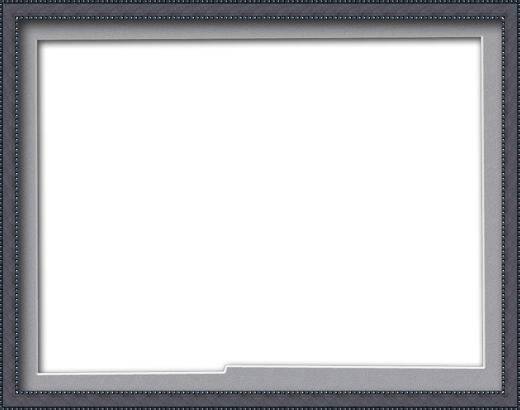 Download PNG image - Rectangle Gray Frame PNG Photos 
