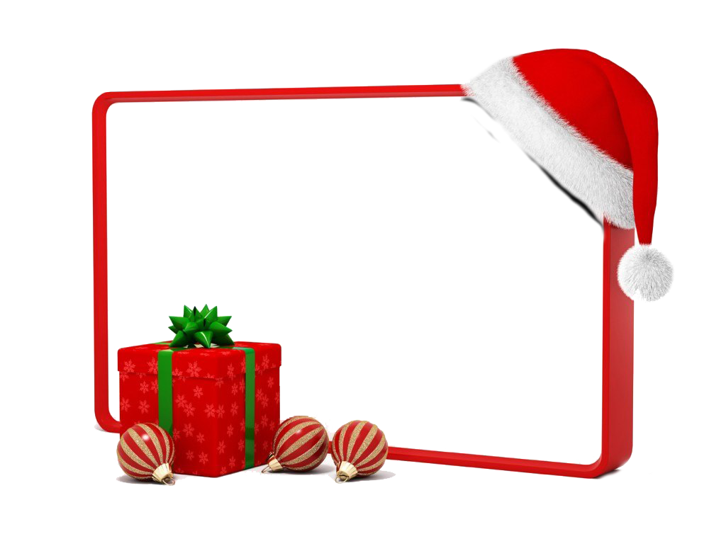 Download PNG image - Square Christmas Frame PNG Photos 