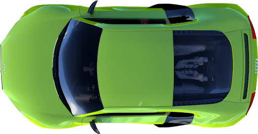 Download PNG image - Toy Car Top View Transparent PNG 
