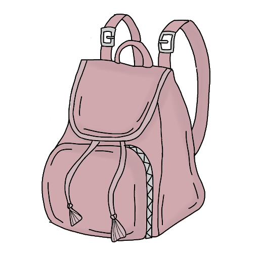 Download PNG image - Vector Pink Handbag PNG Clipart 