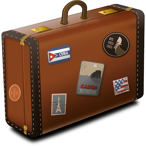 Download PNG image - Vintage Suitcase Icon PNG 